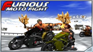 غاضب المعركة الدراجة - لعبة screenshot 1