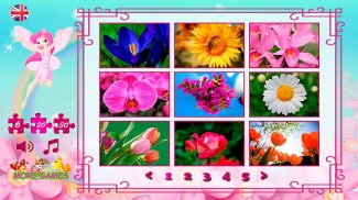 Puzzles for girls: flowers screenshot 3