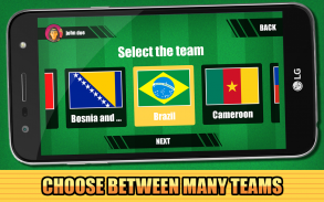 LG Button Soccer screenshot 1