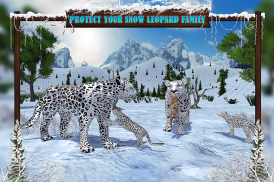 Leopard Game Snow Jungle screenshot 3