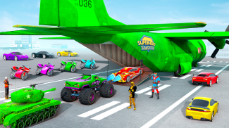 Superhero Car Transport Truck screenshot 0