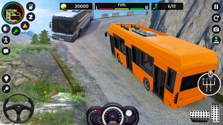 Mountain Road Bus Diving Game screenshot 2