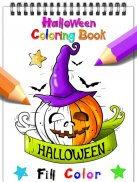 Halloween Coloring Page Games screenshot 1