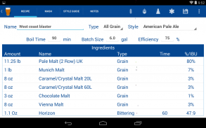 Wort Homebrew Calculator screenshot 9