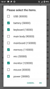 Lista de pedidos (fatura, estimativa) screenshot 0