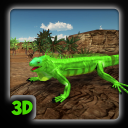 Simulateur de jungle 3D en lézard