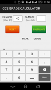 CCE Grade Calculator screenshot 1
