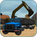 Construction Truck 3D: Sand Icon