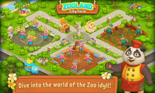 Farm Zoo: Fazenda na Cidade Feliz dos Animais screenshot 6