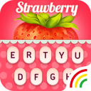 Fruit Keyboard Theme - Strawberry Emoji & Gif