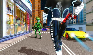 Flying Superhero Vegas Crime City - School Hero screenshot 2