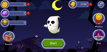 Halloween ghost: Help the monster survive screenshot 3