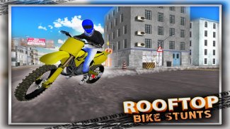 Verrückte Rooftop Bike Stunt screenshot 9