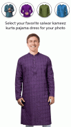 Man Salwar Kameez Kurta Pajama Dress Editor screenshot 0