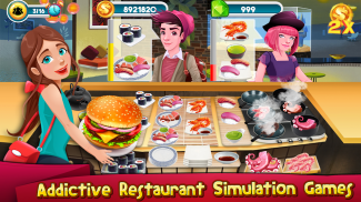 Cozinhando Jogos Cozinha Chefe de cozinha mestre screenshot 2