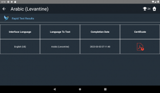 Levantine Arabic Tests screenshot 10