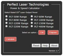 Laser Power & Speed Calculator screenshot 4