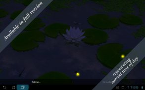 3D Lotus Pond Live Wallpaper screenshot 4