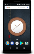 Leather Clock Live Wallpaper screenshot 4