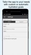 Hydration Tracker - Water intake reminder and log screenshot 2