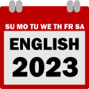 English Calendar Holiday 2020.