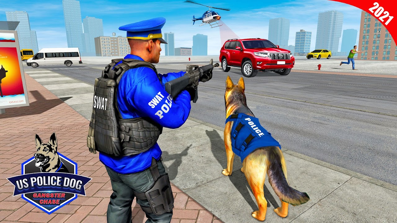Download do APK de Cachorro correr atrás Jogos : Polícia Crime para Android