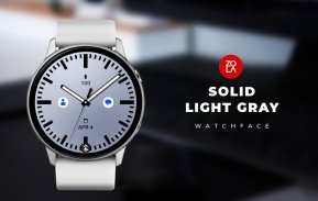 Solid Light Gray Watch Face screenshot 0