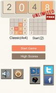 2048 Unlimited Puzzle Free screenshot 2