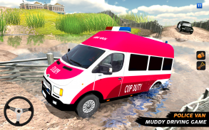 Car Police Van Chasing Gangster Game screenshot 1