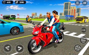 Bike Lift Motorcycle Taxi Game screenshot 5