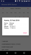 Absensi BPS Sumut screenshot 8