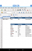 AndroCalc Spreadsheet editor f screenshot 4