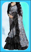 Women Fashion Ruffle Sarees screenshot 5