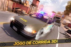 Carro Policial Ladrão Fuga 🚨 Corrida Perseguição screenshot 0