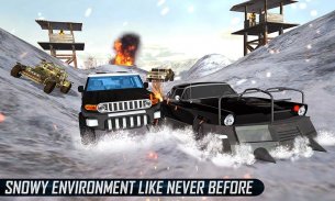غاضب الموت سباق السيارات الثلوج معركة سيارات معركة screenshot 6