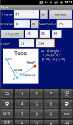 Coordinate Calc (Traverse Calc screenshot 1