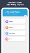 Letterhead Maker - Letter Writing Templates screenshot 0