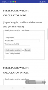 Metal Weight Calculator- Plate/Pipe/Bar/steel free screenshot 2