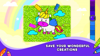 Unicorn Coloring para crianças screenshot 5