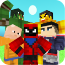 Superhero Champions: Blocky Universe Icon