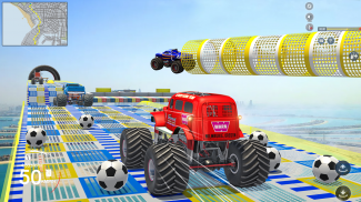 Monster Truck Stunt Race : Impossible Track Games screenshot 1