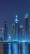 Dubai bei Nacht Hintergrund screenshot 8