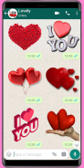 новые любовные стикеры 2020 WAStickerApps love screenshot 3
