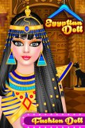muñeca egipto - vestido y maquillaje de salón screenshot 0
