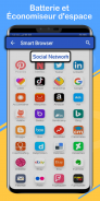 Navigateur intelligent: - Tous les médias sociaux screenshot 3