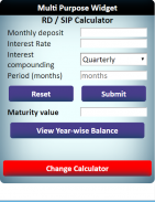 All in One Calculator (EMI/RD-SIP/FD/Credit Card) screenshot 0