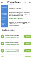 Promo Codes by Appz.Net screenshot 0