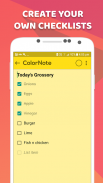 Color Notes screenshot 2