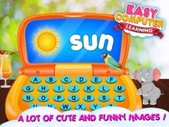 Kids Toy Laptop - Preschool Learning Activity screenshot 0