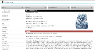 Companions for D&D 5e screenshot 0